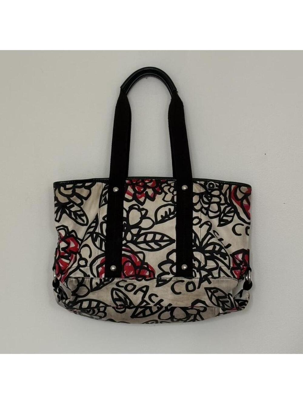 Vintage 2011 Coach Daisy Liquid Gloss Tattoo Floral Tote